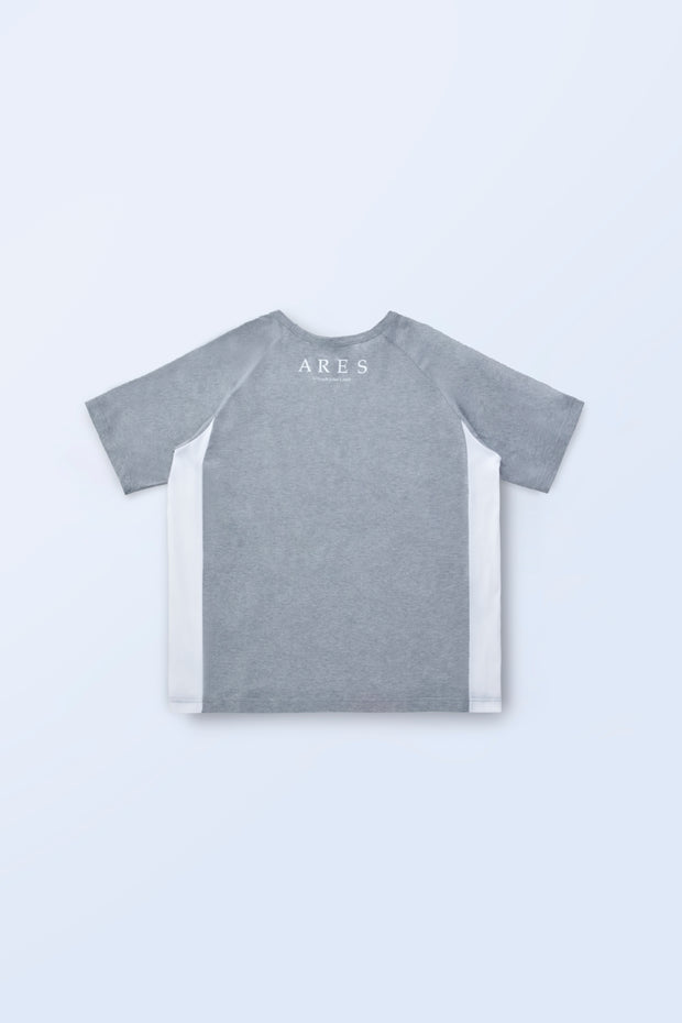 ARES SIDE TAPE OVERSIZE T-SHIRTS GRAY