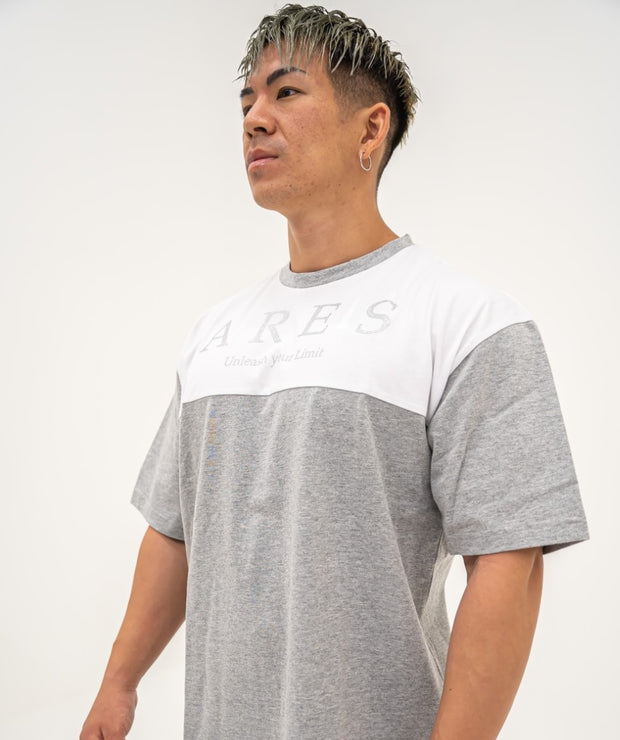 ARES SWITCHED OVERSIZE T-SHIRTS GRAY
