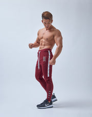 ARES PIPING LOGO PANTS RED