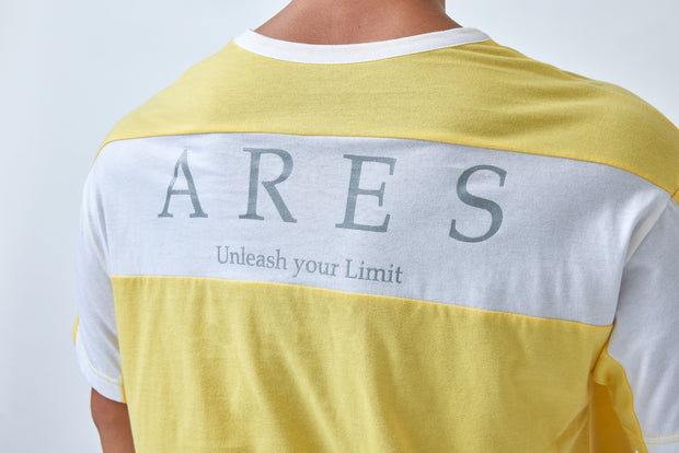 ARES BACK LOGO T-SHIRTS YELLOW