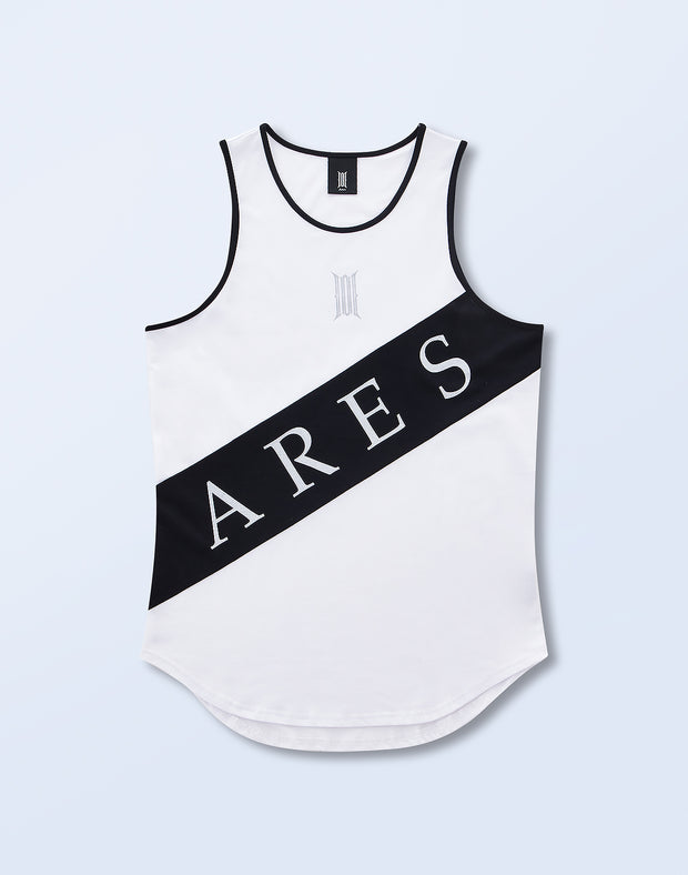 ARES SWITCHED TANKTOP WHITE