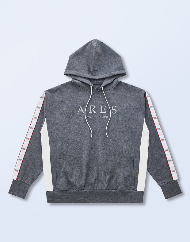 ARES PIPING HOODIE GRAY