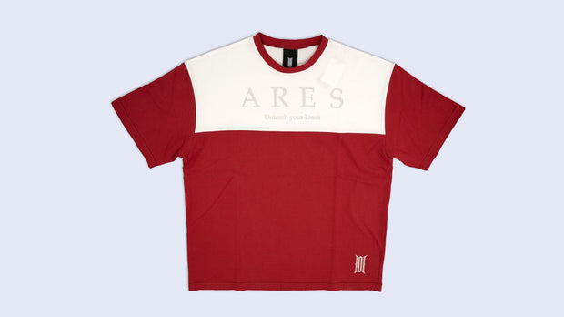 ARES SWITCHED OVERSIZE T-SHIRTS RED